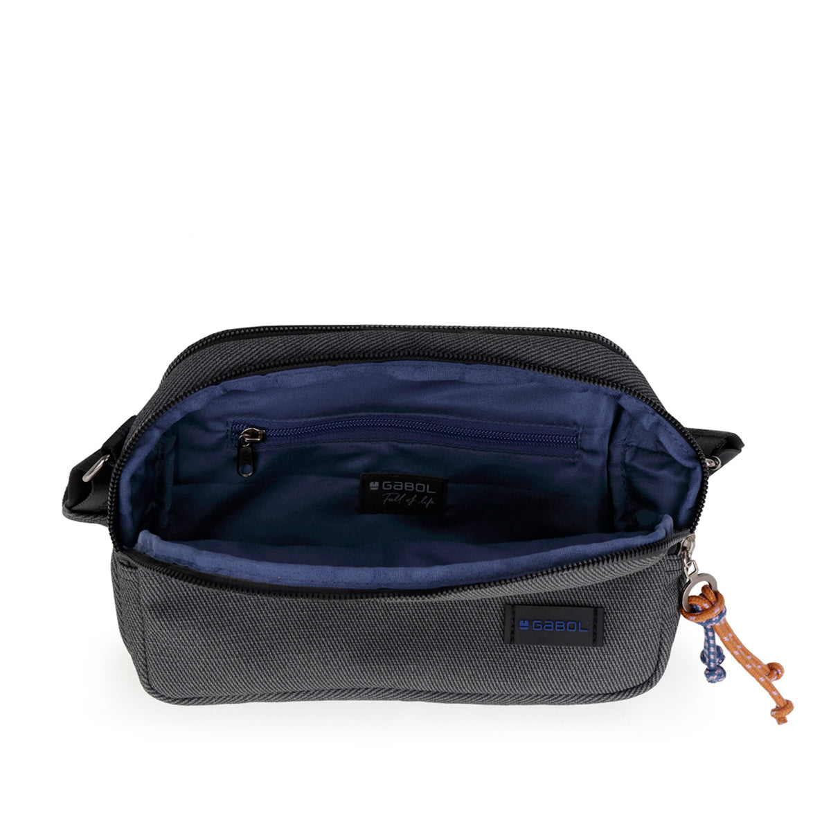Bolso pequeño Gabol Salma en color gris, imagen 4