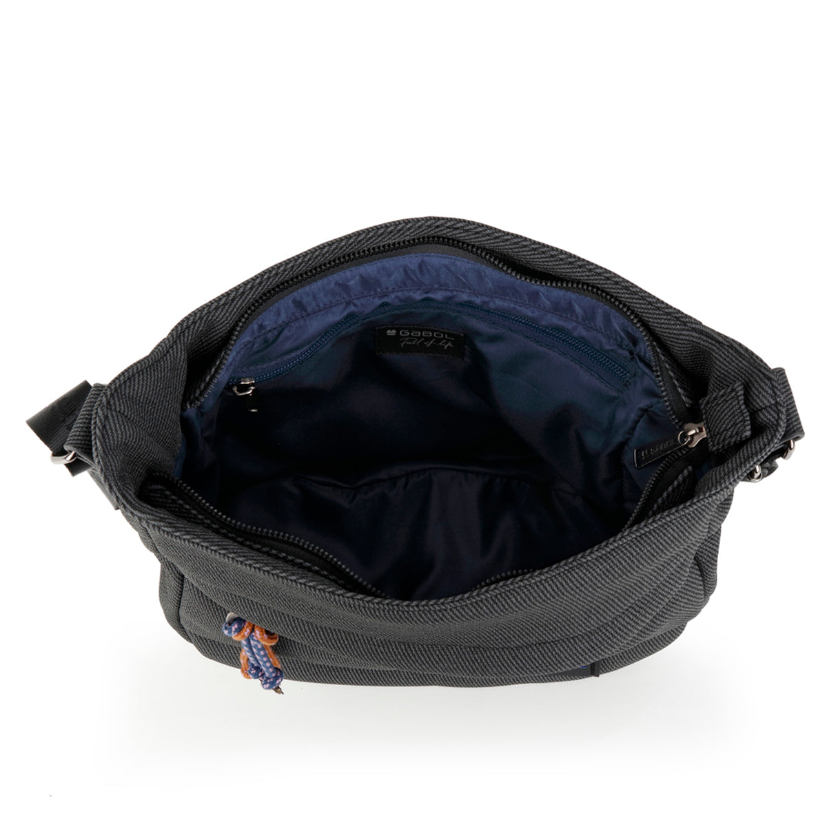 Bolso mediano Gabol Selma en color gris, imagen 4