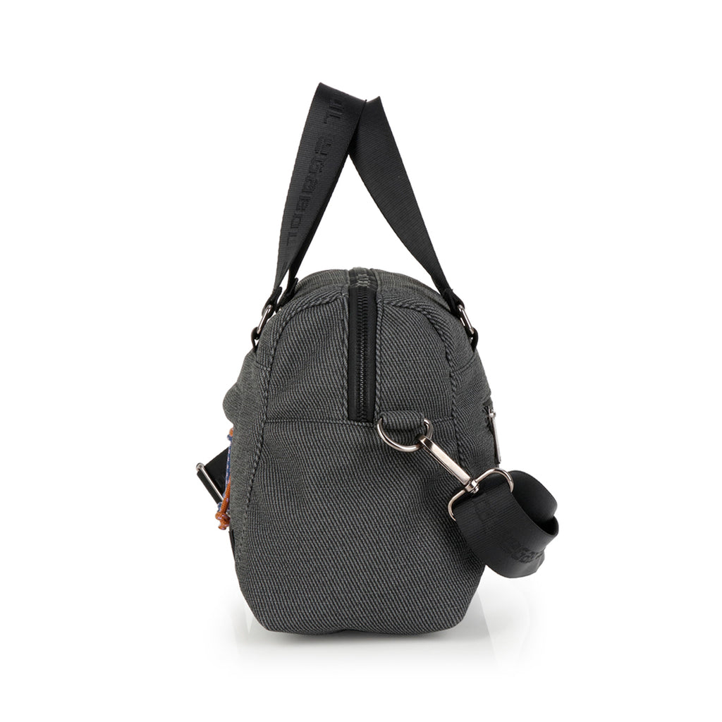 Bolso doble asa Gabol Selma en color gris, imagen 2