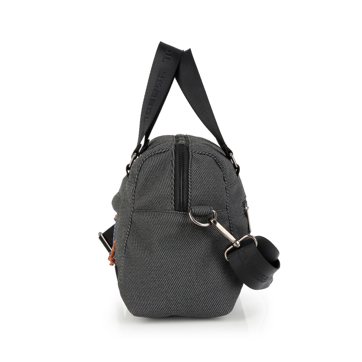 Bolso doble asa Gabol Selma en color gris, imagen 2