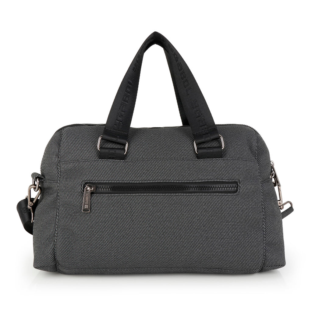 Bolso doble asa Gabol Selma en color gris, imagen 3