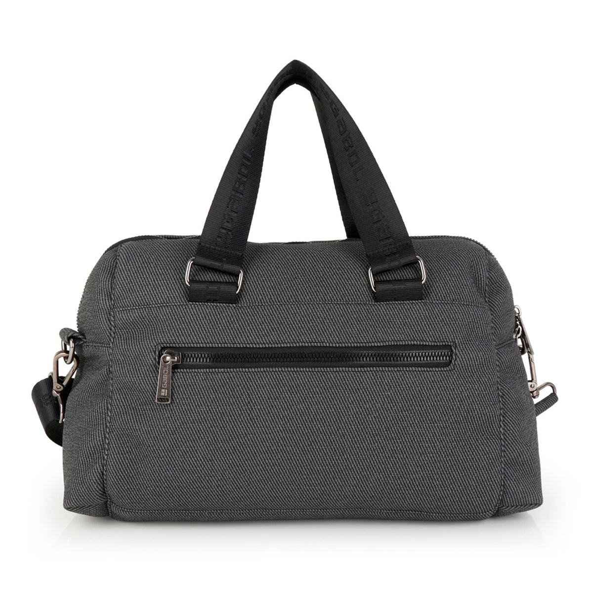 Bolso doble asa Gabol Selma en color gris, imagen 3