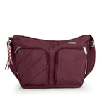 Bolso 2 compartimentos Gabol Aitana en color burdeos / rojo