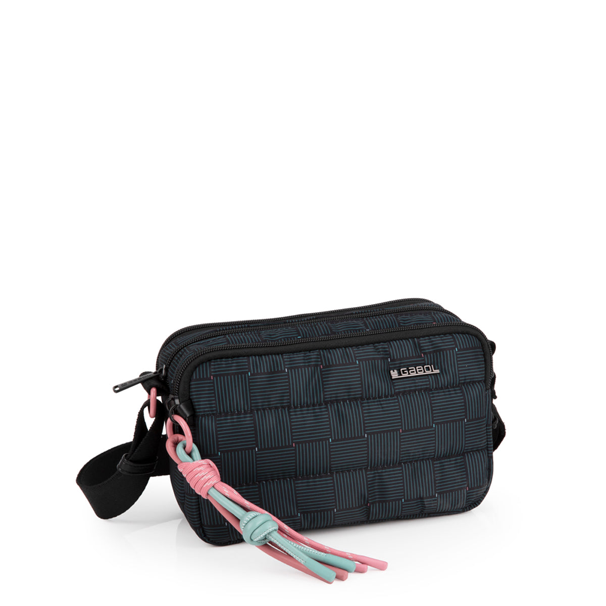 Bolso pequeño Gabol Hanae en color negro, imagen 6
