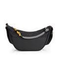 Bolso góndola pequeño Gabol Aisha en color negro