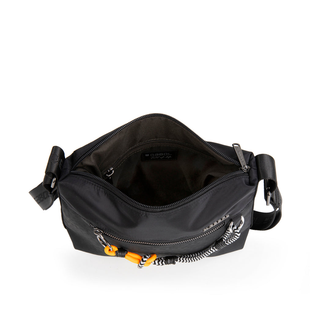 Bolso pequeño Gabol Aisha en color negro, imagen 5