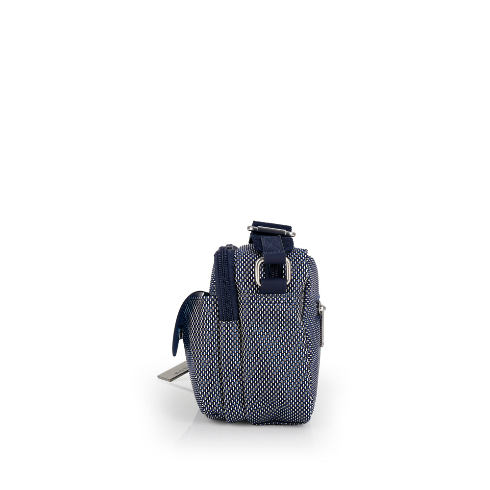 Bolso pequeño 2 compartimentos Gabol Pamela en color azul, imagen 2