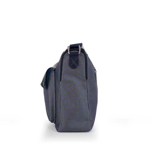 Bolso mediano 2 compartimentos Gabol Pamela en color azul, imagen 2