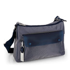 Bolso mediano 2 compartimentos Gabol Pamela en color azul, imagen 5