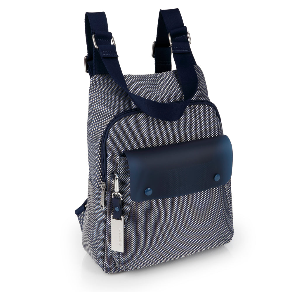 Mochila-bolso Gabol Pamela en color azul, imagen 5