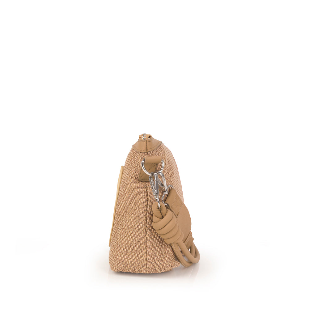 Bolso de hombro Gabol Dolce en color amarillo, imagen 2