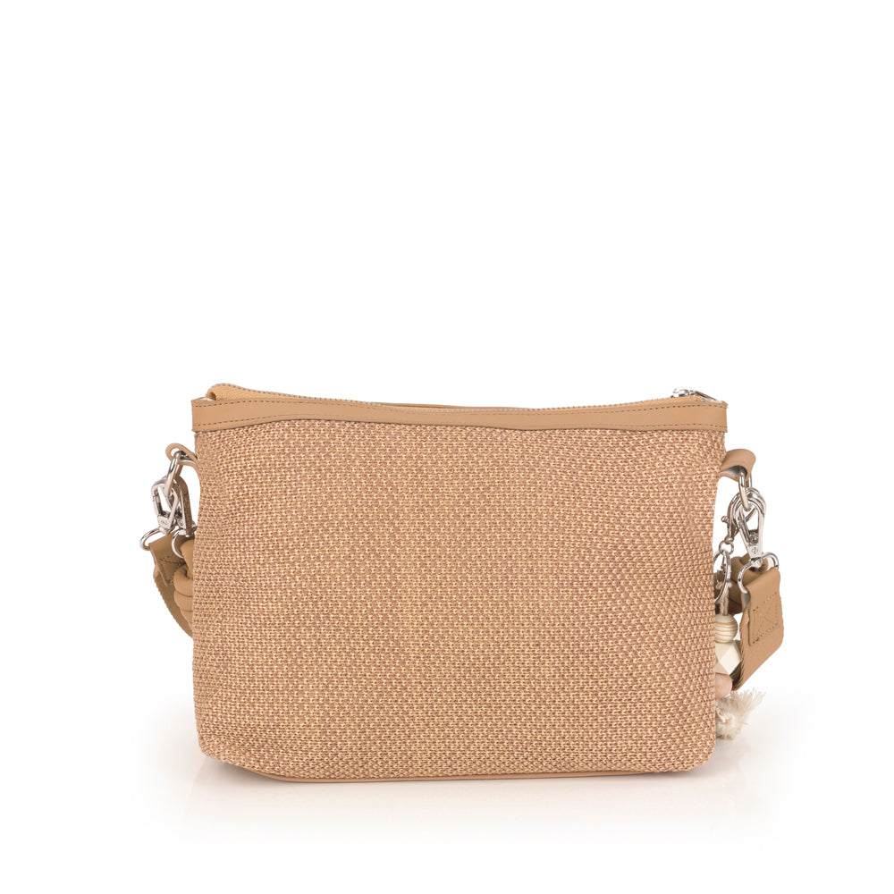 Bolso de hombro Gabol Dolce en color amarillo, imagen 3