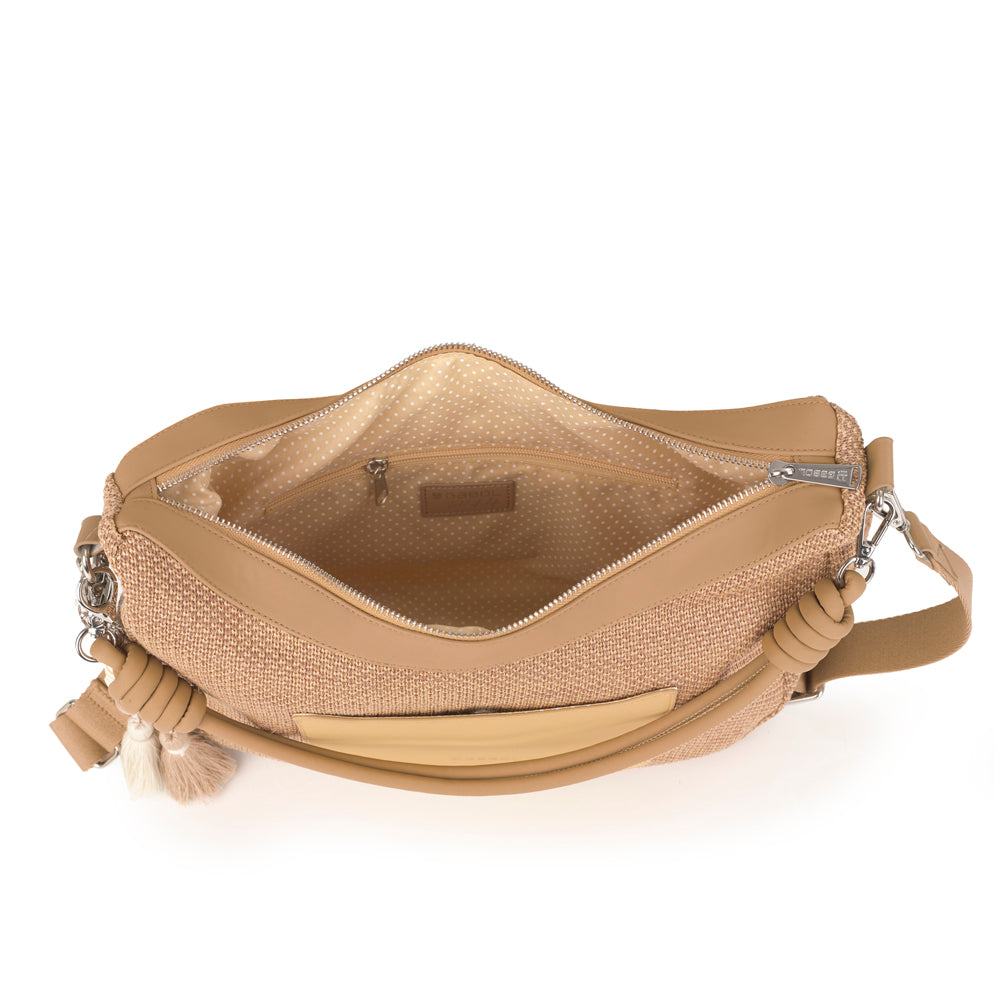 Bolso mediano Gabol Dolce en color gris, imagen 4