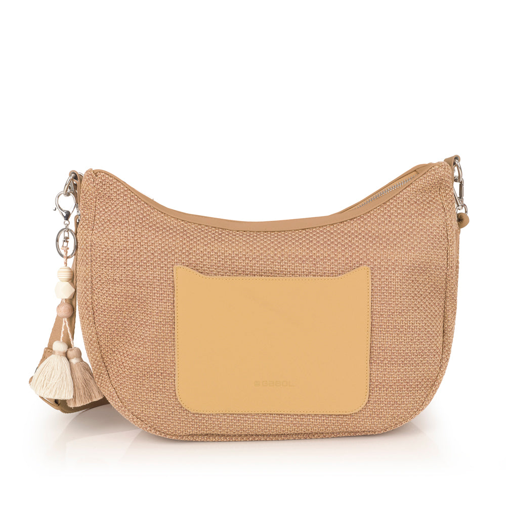 Bolso mediano Gabol Dolce en color gris