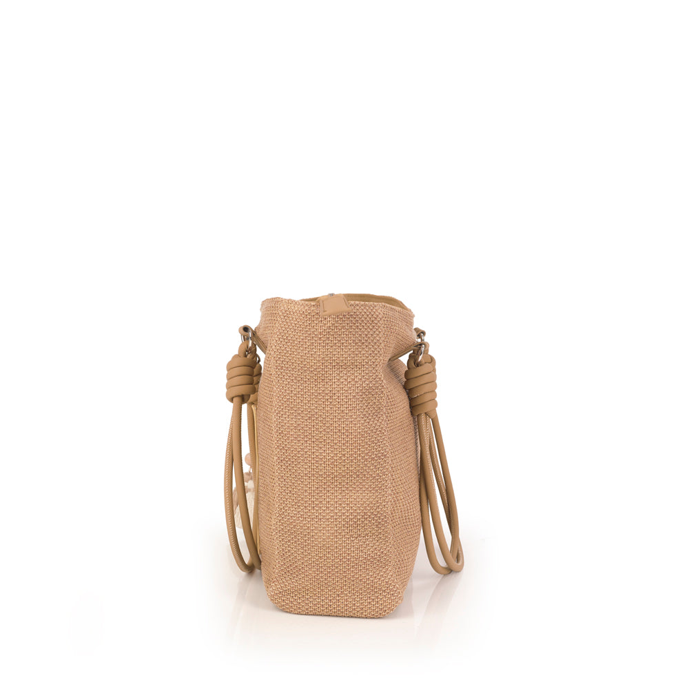 Bolso shopper Gabol Dolce en color amarillo, imagen 2
