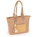 Bolso shopper Gabol Dolce en color amarillo, imagen 5