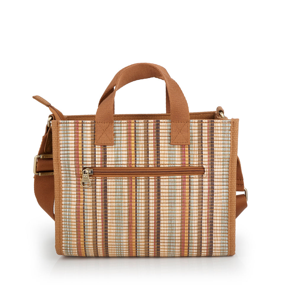 Bolso tote pequeño Gabol Amore en color marrón, imagen 3