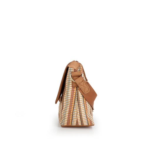 Bolso con solapa Gabol Amore en color marrón, imagen 2