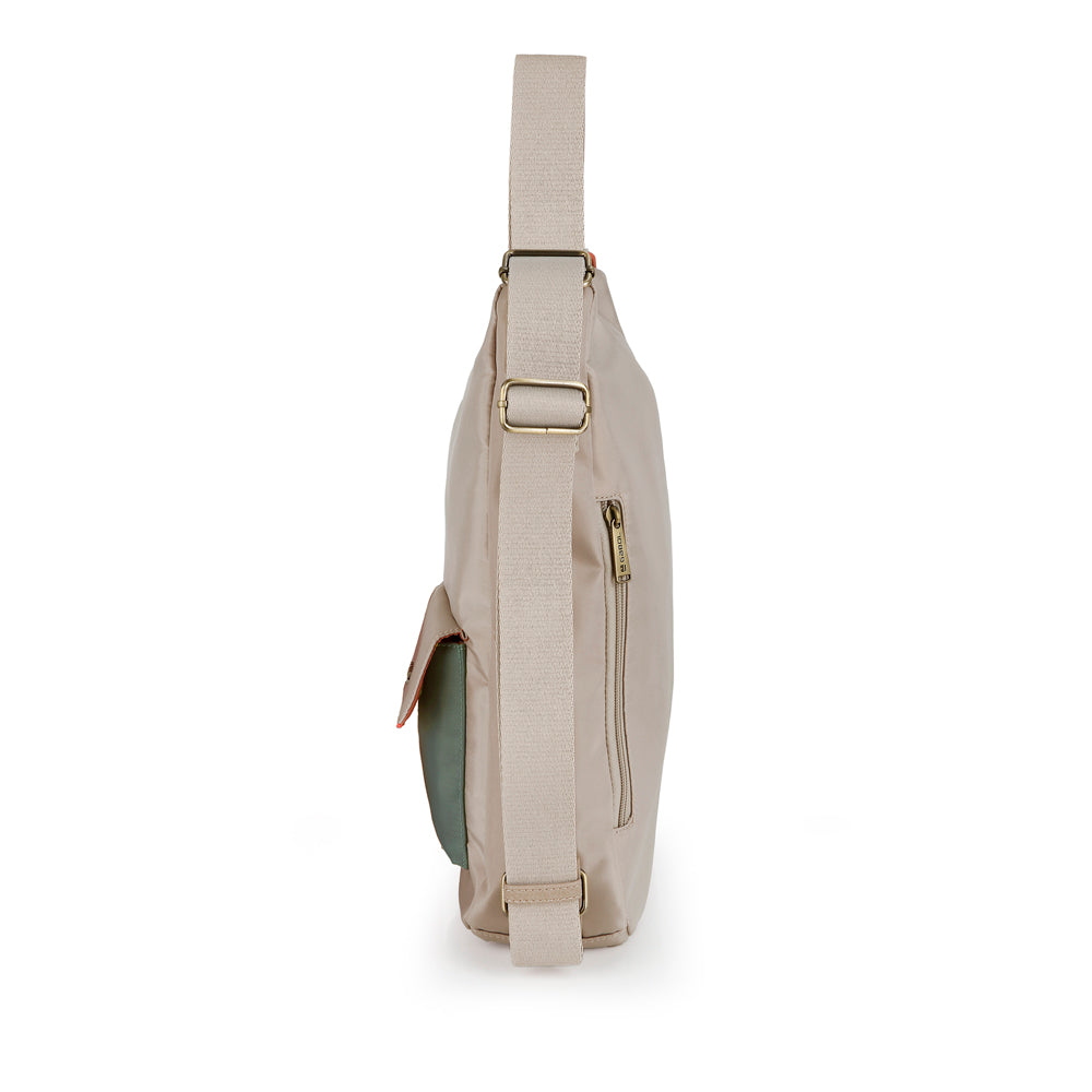 Bolso-mochila Gabol Nayade en color beige, imagen 2