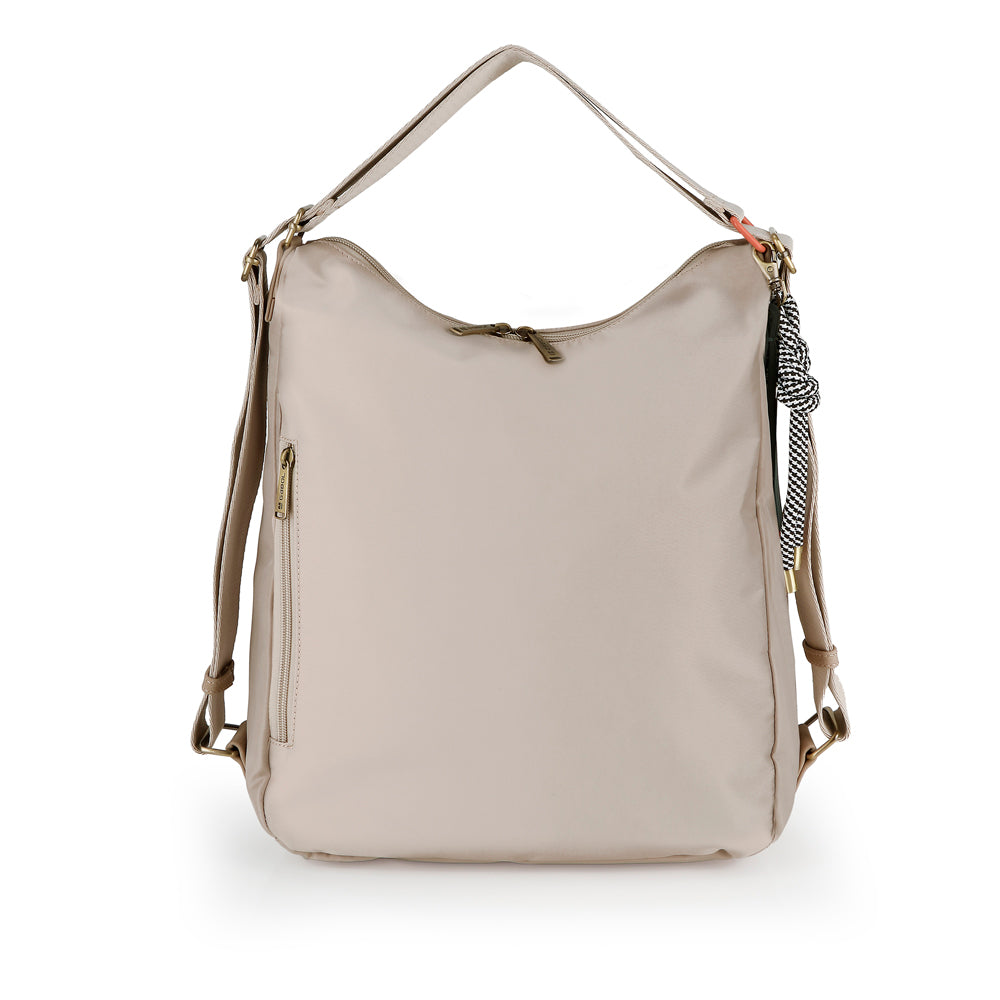 Bolso-mochila Gabol Nayade en color beige, imagen 3