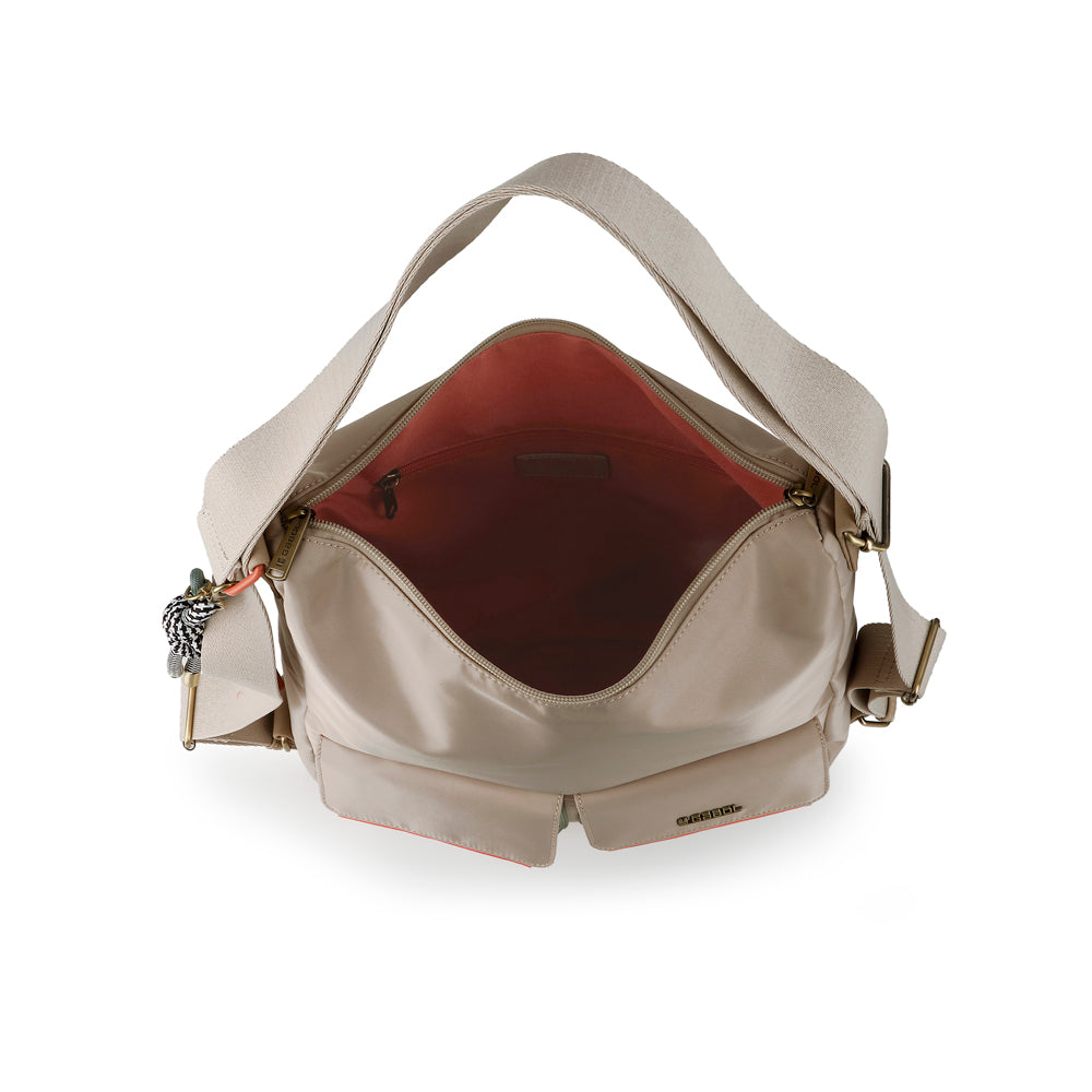 Bolso-mochila Gabol Nayade en color beige, imagen 4