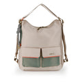 Bolso-mochila Gabol Nayade en color beige