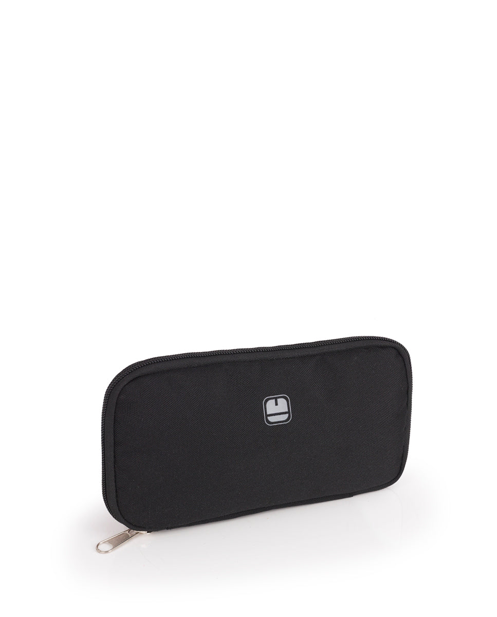 Estuche organizador de cables Gabol Accessories Travel en color negro, imagen 4