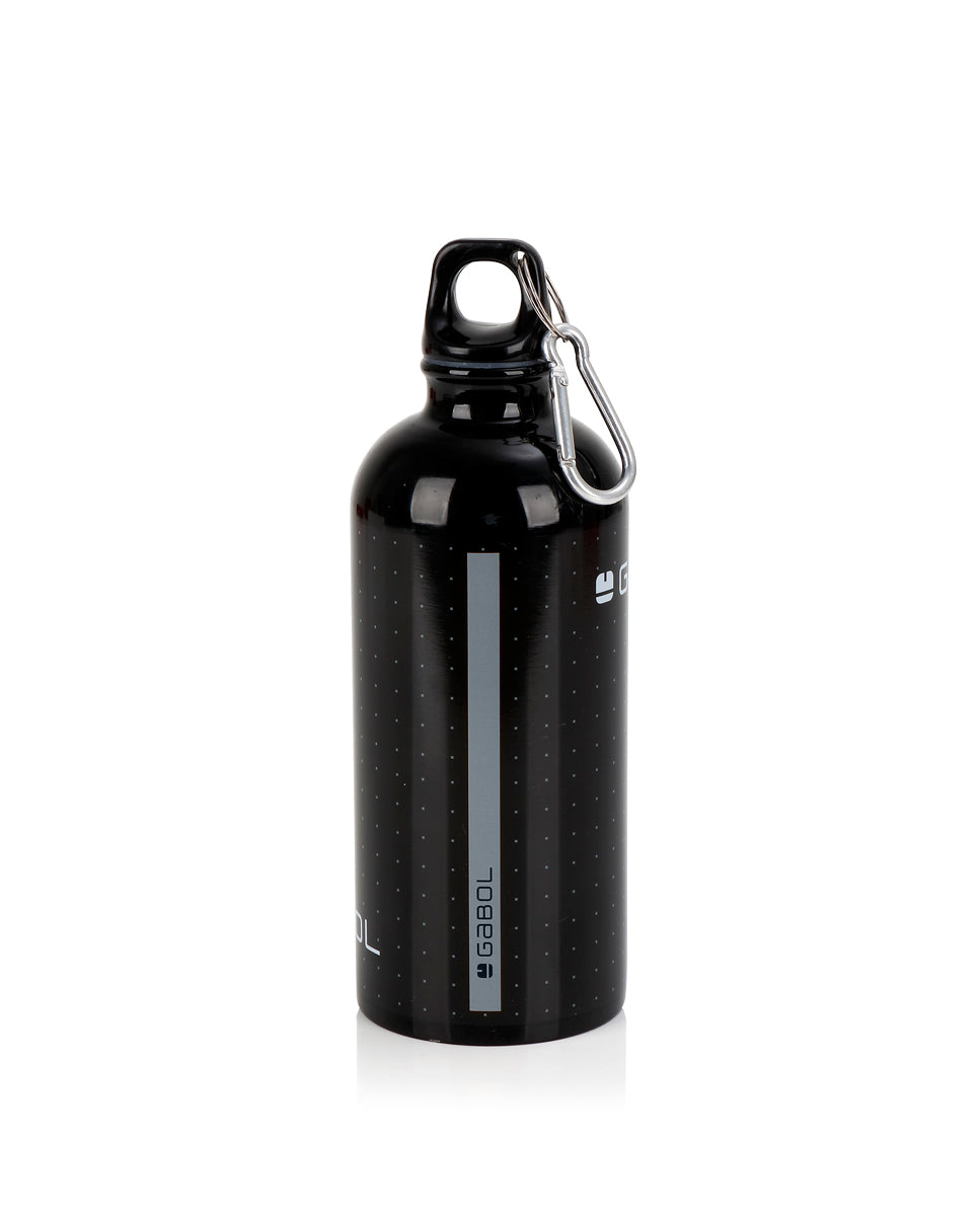 Botella aluminio Gabol Accessories Travel en color negro